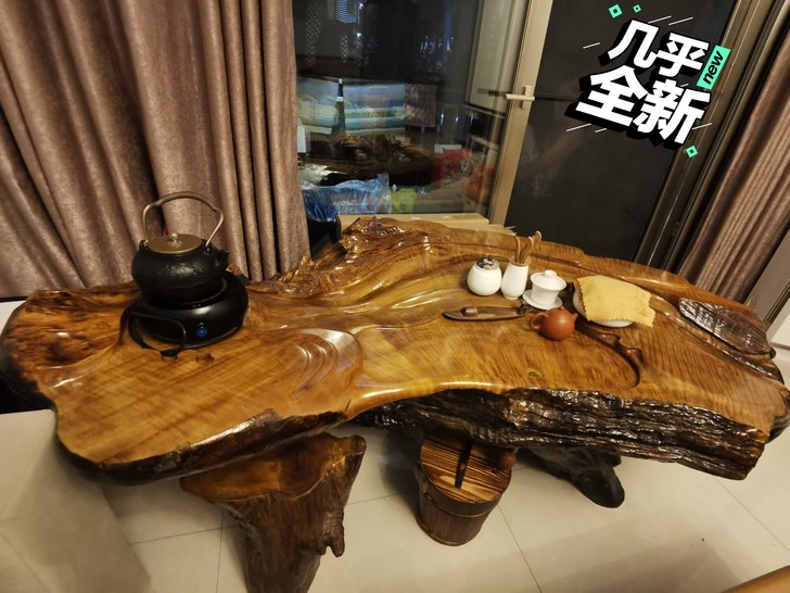 闲置金丝楠木老料茶桌，