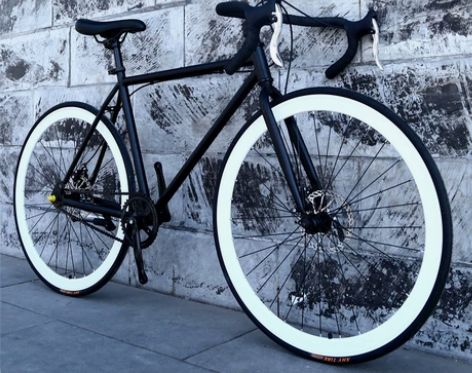 洛维斯死飞自行车男公路赛车碟刹学生女单车跑...