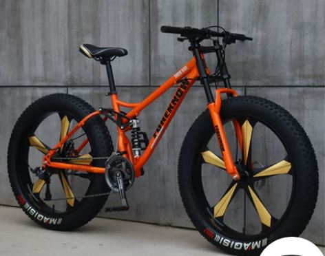 山地自行车男女单车学生变速越野车沙滩雪地车...