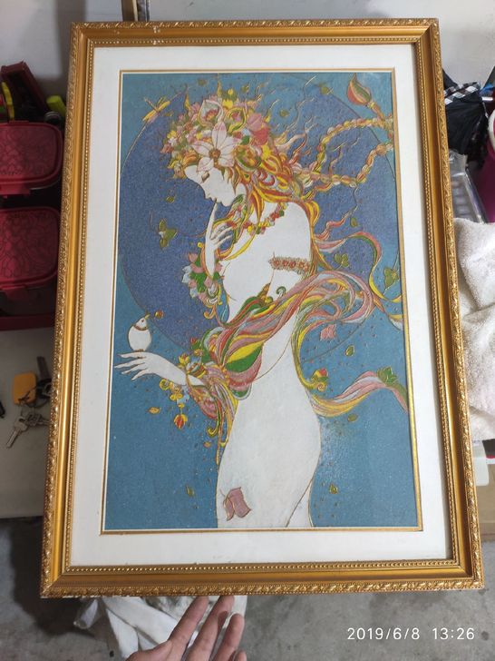 工艺画原材料套装金丝彩沙装饰挂画手工制作