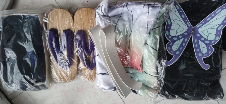 【三町目】鬼灭之刃cos服蝴蝶忍大全套