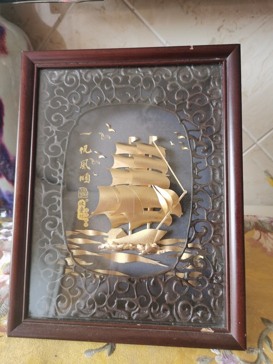 金箔镜框