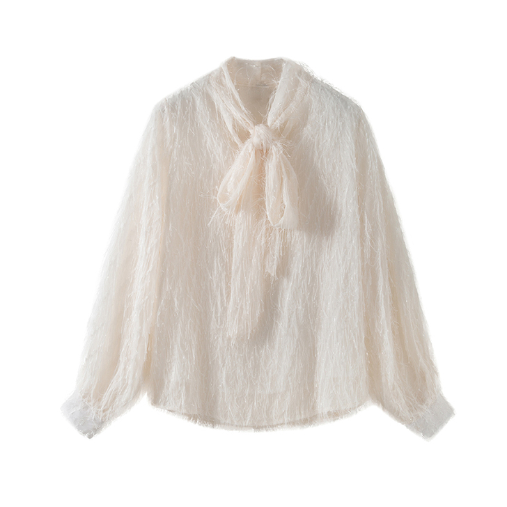 ByYou 2019春季新款蝴蝶结系带灯笼...