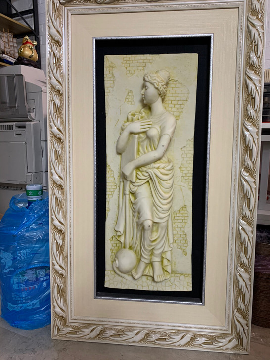 立体雕刻画,线下实体购置,一直挂在店里的,...