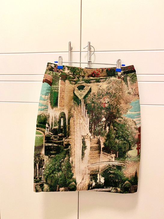 five plus五加 油画半身裙 风景画...