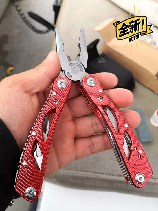 多功能折叠钳居家户外螺丝刀组合工具尖嘴钳子...