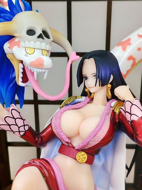 盲盒海贼王手办超大GK女帝汉库克性感坐姿国...