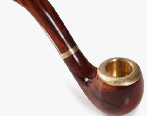 红木木雕迷你小烟斗木头全实木木纹短式手工两...