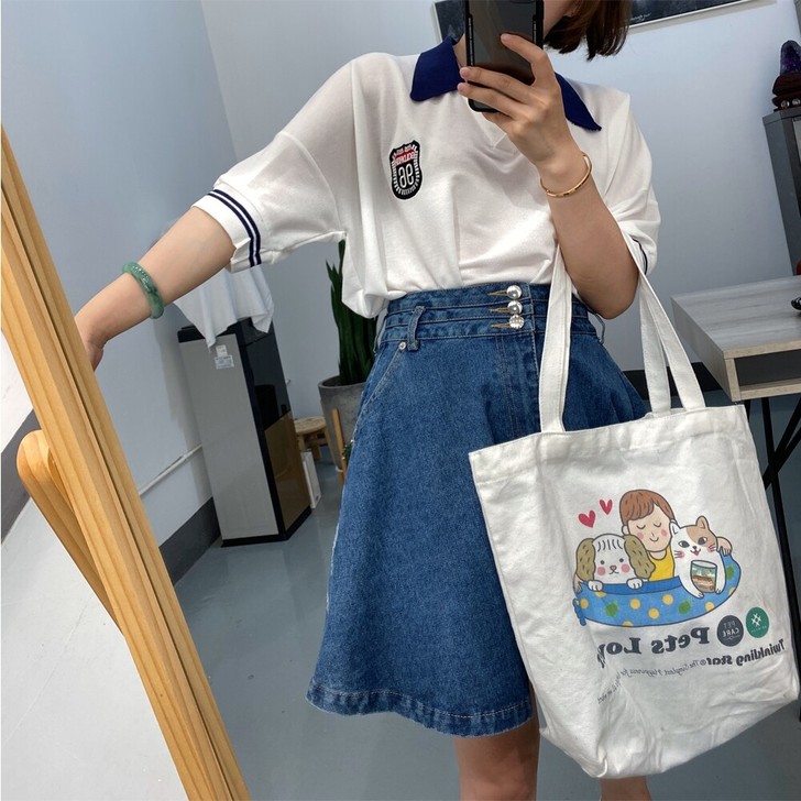 【全新包邮】牛仔伞裙