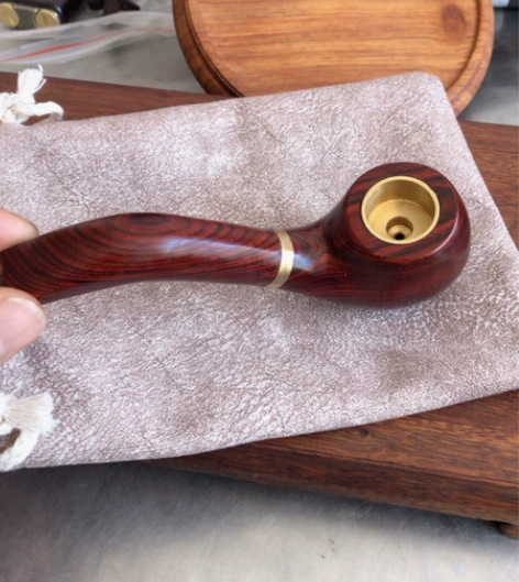 红酸枝烟斗全套实木男士传统老式弯式直式过滤...