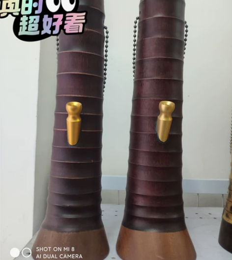 高档实木水烟筒纯木非竹子竹头大碌竹烟袋烟具...