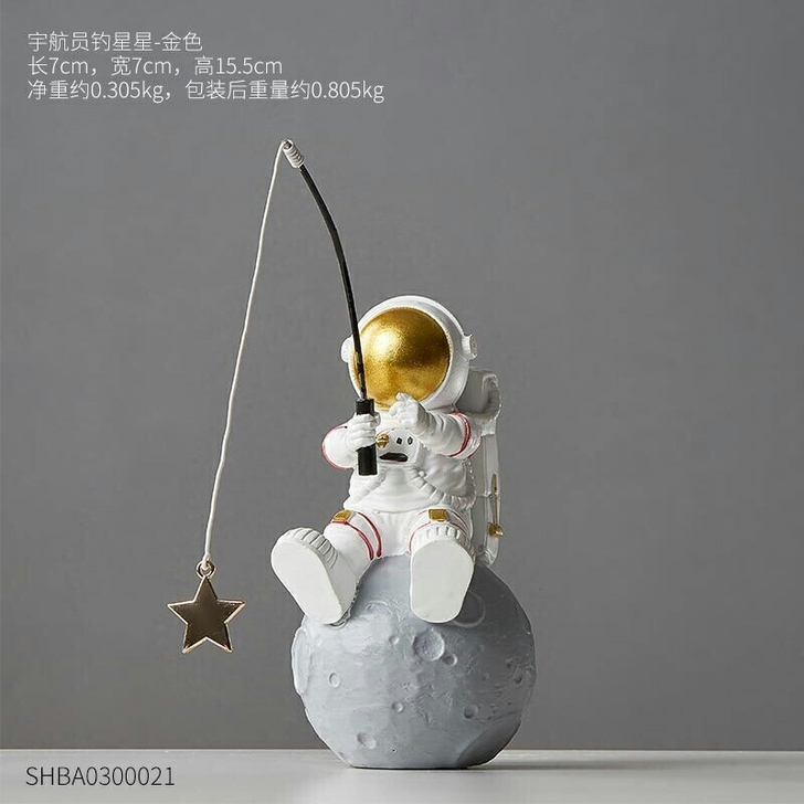 实体店，回血太空人摆件宇航员家居客厅酒柜电...