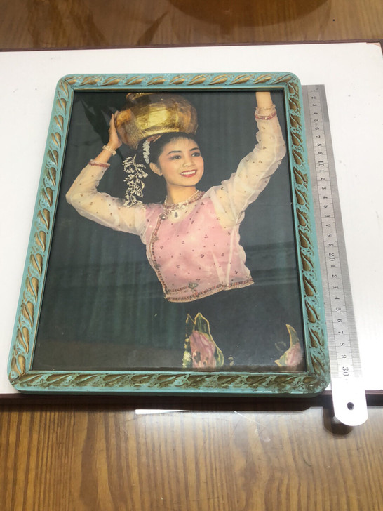 八十年代相框工艺画，不包邮