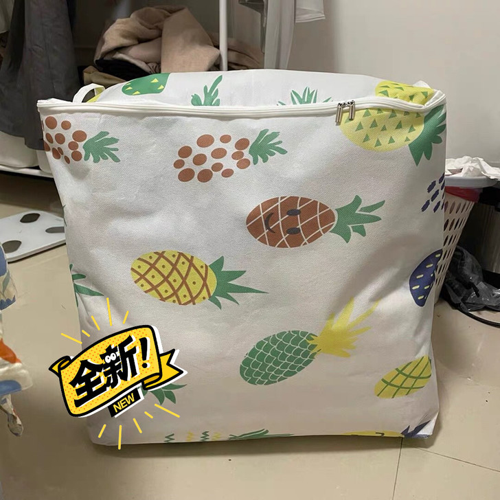 装衣服收纳箱布艺大号衣物储物筐被子整理箱家...