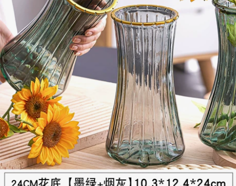 两件套:13.99    创意玻璃花瓶插花...