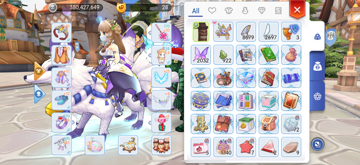 仙境传说一区帐号,170级超初,存入84%...