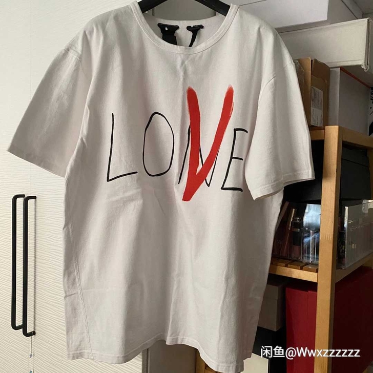 vlone情人节限定短袖 l码