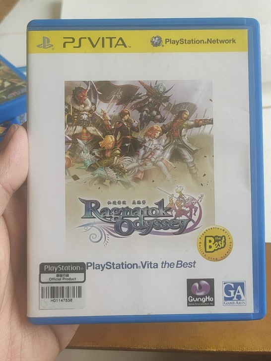 仙境传说奥德赛，psv游戏正版卡带，背后有...