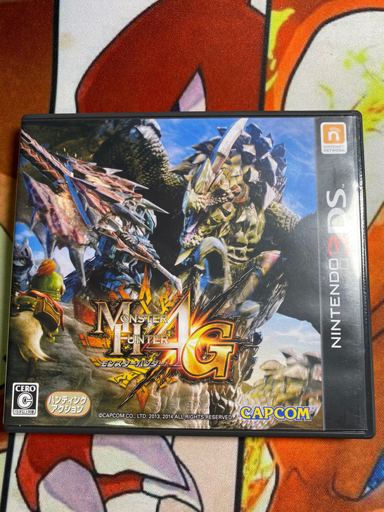 3ds日版 怪物猎人4G MH4G 没玩过...