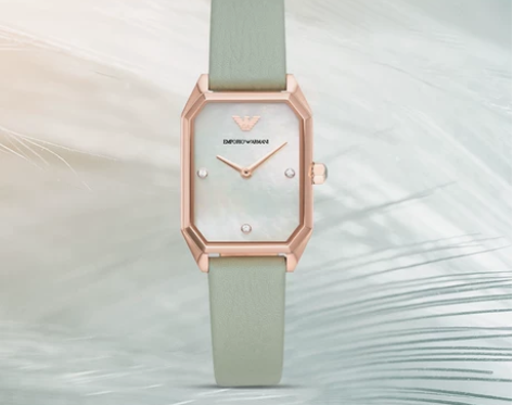 Armani阿玛尼小绿表 手表女小众 别人...