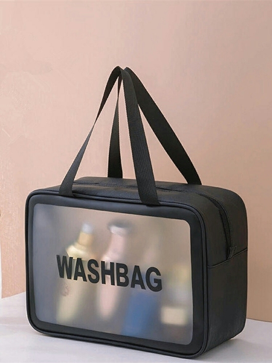 防水透明化妆包女网红大容量便携随身洗漱包