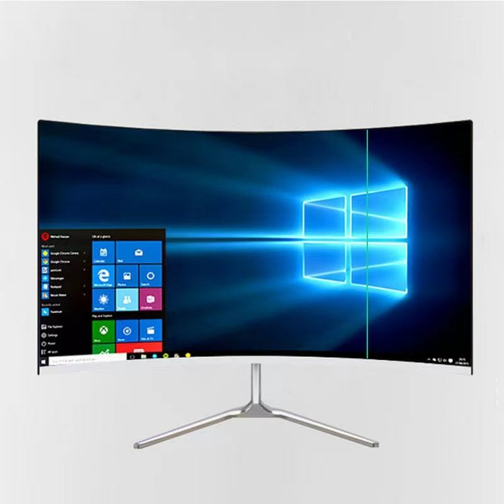 24寸全新未拆封曲面无边框显示器一线屏(明...