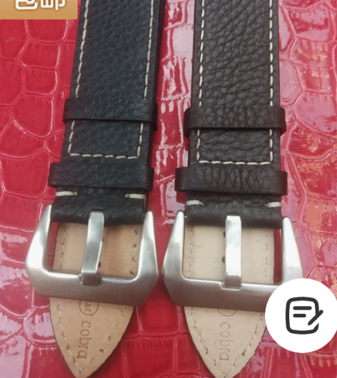 外贸清仓包邮马皮荔枝纹表带。 规格：24m...