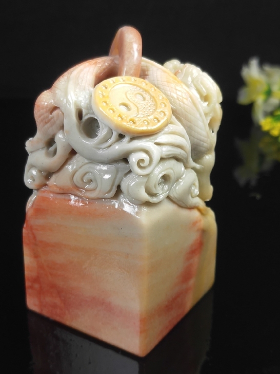 特价寿山芙蓉石   龙腾四海