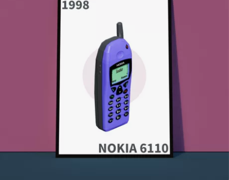诺基亚NOKIA 6110手机现代简约艺术...