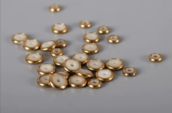 纯手工制进口18K包金隔片