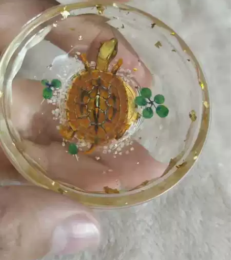 3d树脂画 金钱龟 生日礼物 节日礼品 居...