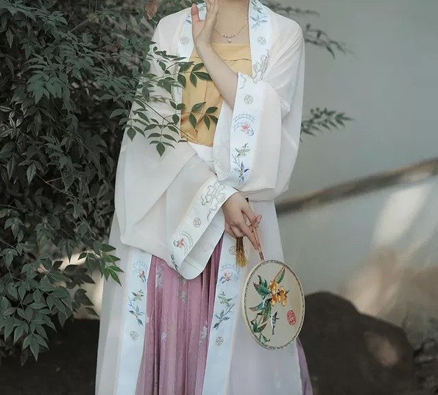 兰若庭 汉服 宋制 百迭 渐变 间色 绣...