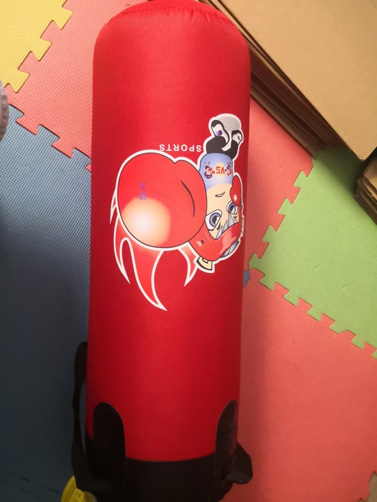几乎全新装好的拳击沙袋,买回来没用过不包邮