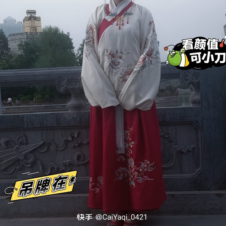 淘宝花神记 桃花鱼m码汉服吊牌扔了送小礼物...