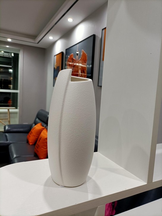 现代简约陶瓷花瓶客厅创意插花摆件家居装饰品...