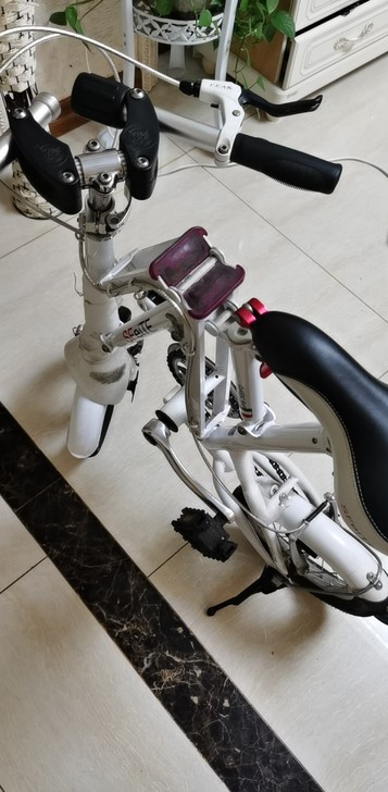 8成新折叠自行车，原价698，半价出，南充...