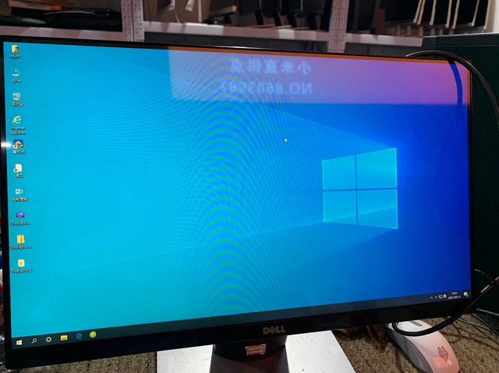 发货尔24寸显示器，无边框显示器，实物图，...