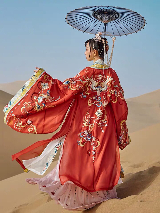 【十三余 小豆蔻儿】[鹿王梵音]广袖重工刺...