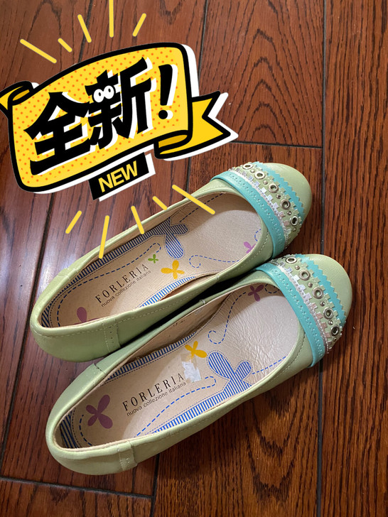 天美意 坡跟羊皮单鞋 女鞋 全新 38码 ...