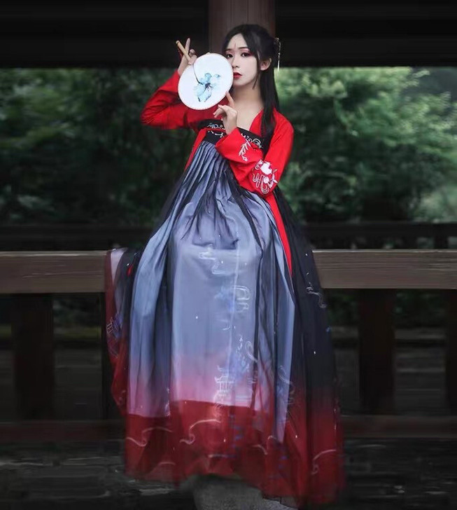 【出汉服啦】若怡古风清新日常淡雅改良汉元素...