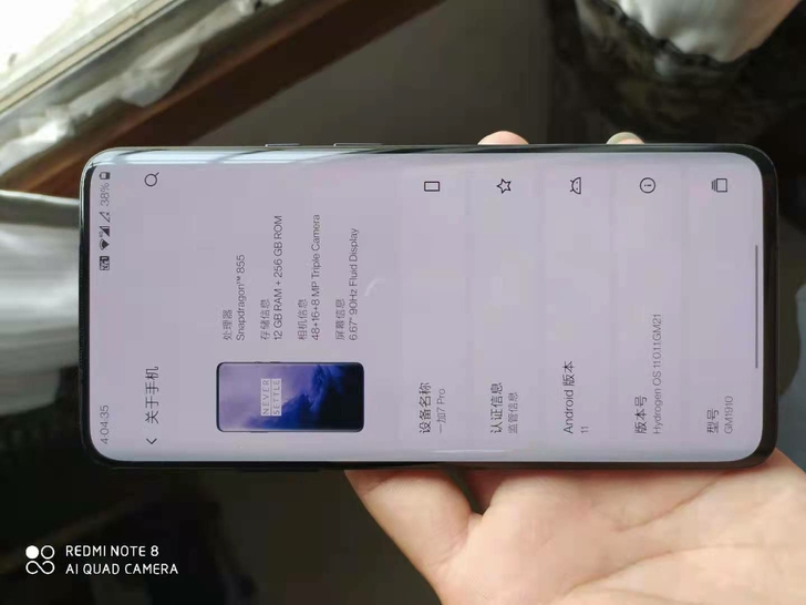 个人一手一加7 pro 12+256  无...