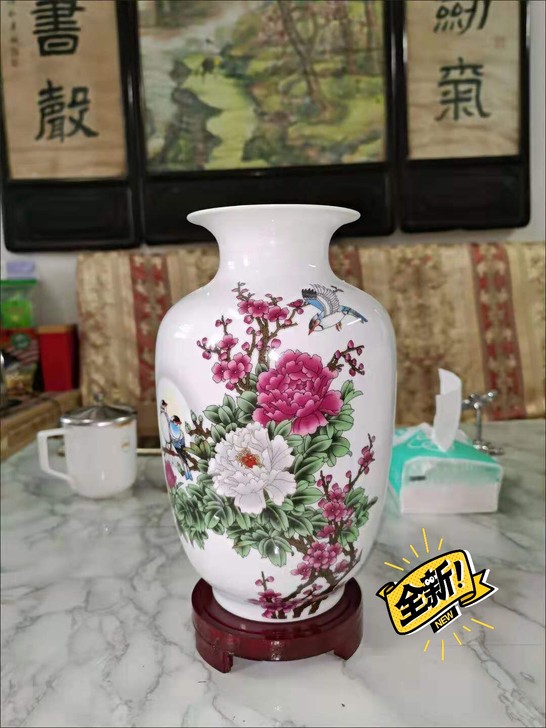 买多了闲置出   陶瓷花瓶  月亮花冬瓜花...