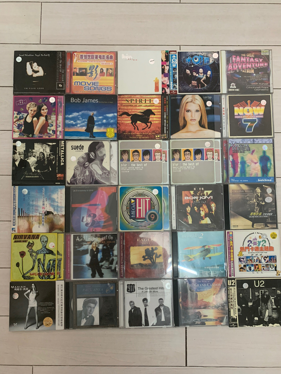 闲置cd，包含m2m，布莱恩亚当斯，水叮当...