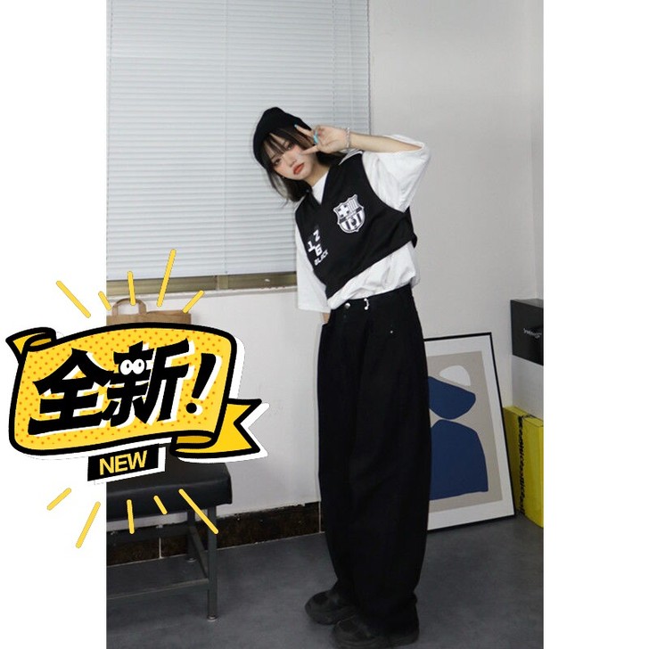 2021新款春夏季百搭小众设计感马甲背心女...