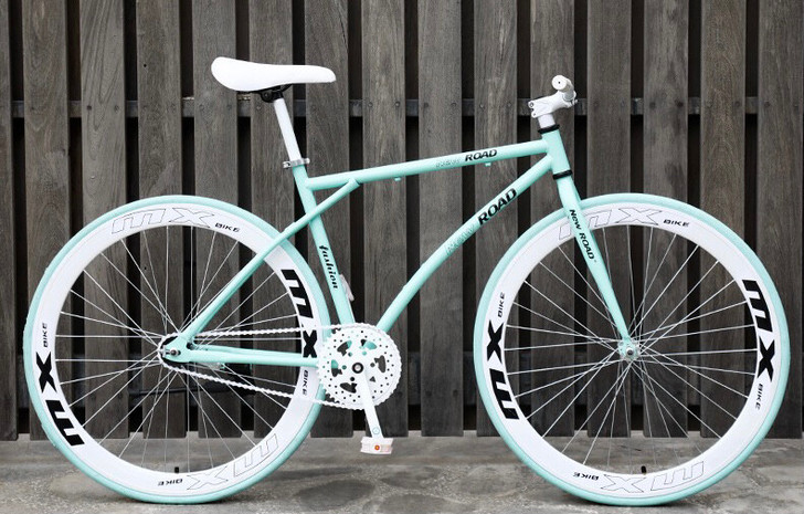 死飞自行车实心胎活飞轻便网红倒刹超轻公路赛...