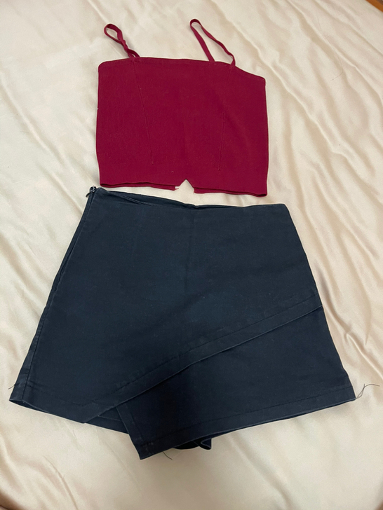 可交换 包臀裙 有安全裤的那种