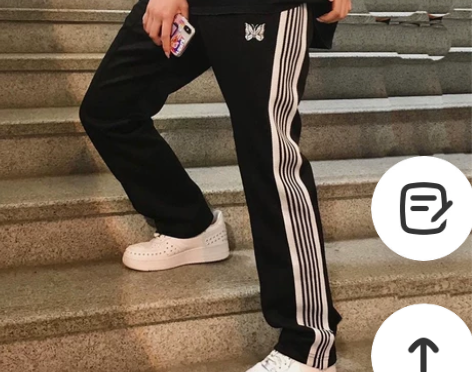 老夫子 needles 蝴蝶 刺绣黑白织带...