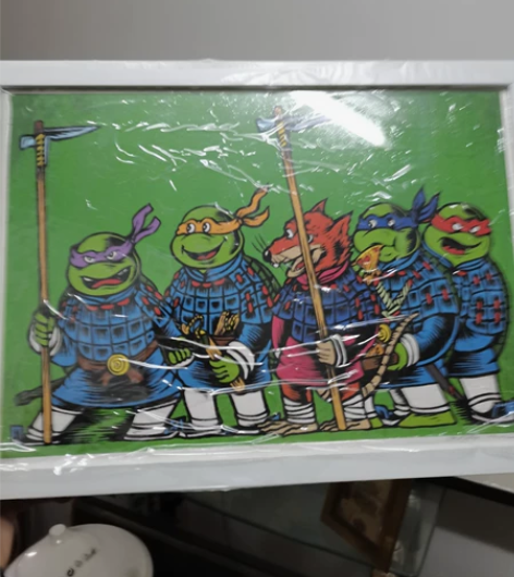 9款曹征寻秦记版画，包邮，甩货，带框正版，...