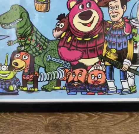 曹征 版画 寻秦记 玩具总动员 亲签 青年...