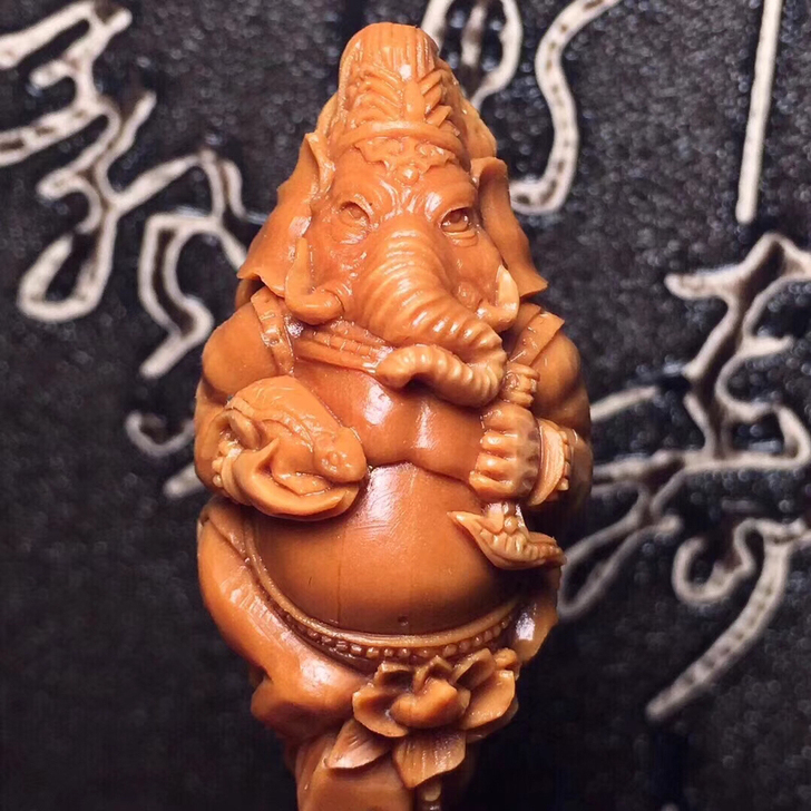 橄榄核象神单籽2.0橄榄核象神单粒吊坠橄榄...